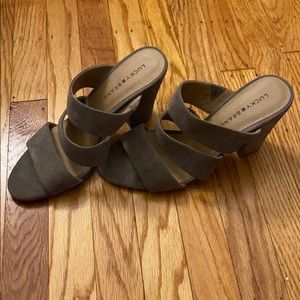 Lucky brand sandal with heel